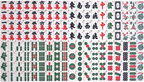 KunLun Automatic Foldable Mahjong Table Champagne Gold with 42MM+Two Options 144 No-Numbered Chinese-Tiles or 152 Numbered American-Tiles, 2-Year Warranty & 24/7 Tech Support